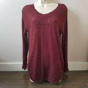 Burgundy Lightweight Sweater
